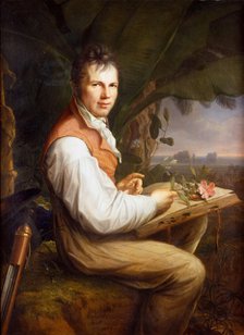 Portrait of Alexander von Humboldt (1769-1859), 1806. Creator: Weitsch, Friedrich Georg (1758-1828).