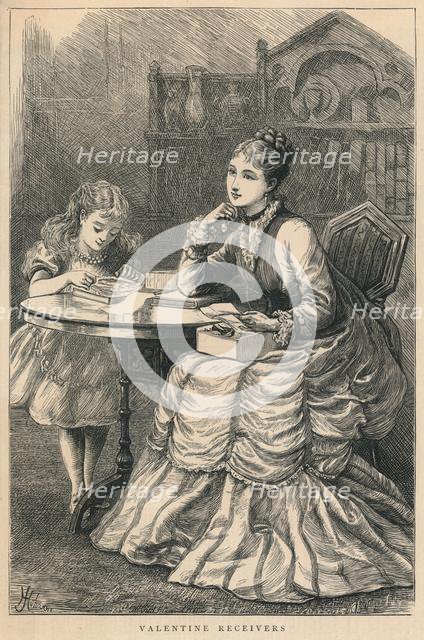 ''Valentine Receivers', 1875. Creator: H Johnson.