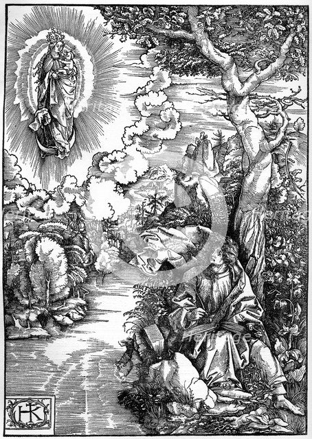 St John in Patmos, 1903.Artist: Hans von Kulmbach