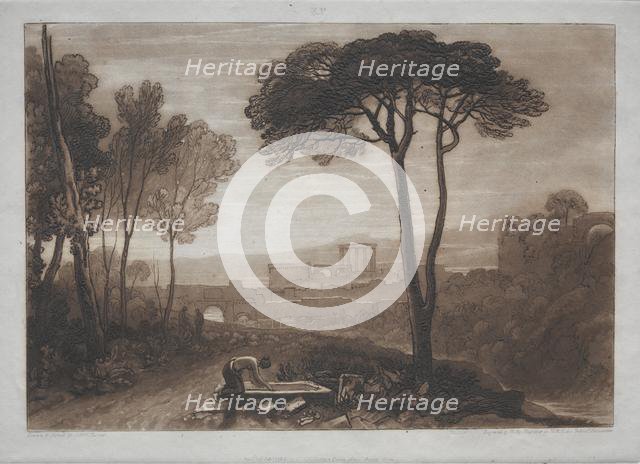 Liber Studiorum: Scene in the Campagna. Creator: Joseph Mallord William Turner (British, 1775-1851).