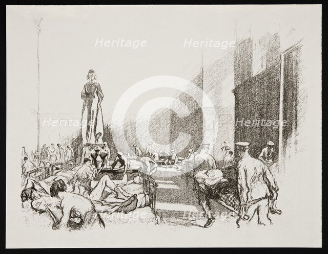 'In hospital in England', 1917. Artist: Claude Allin Shepperson.