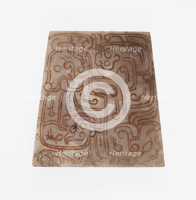 Trapezoidal Plaque, Western Zhou period, 10th/8th century B.C. Creator: Unknown.