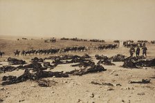 Morocco Campaign, disaster of Annual (Anoual), July 1921, help column before the bodies of the Sp…