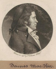 James Machir, 1799. Creator: Charles Balthazar Julien Févret de Saint-Mémin.