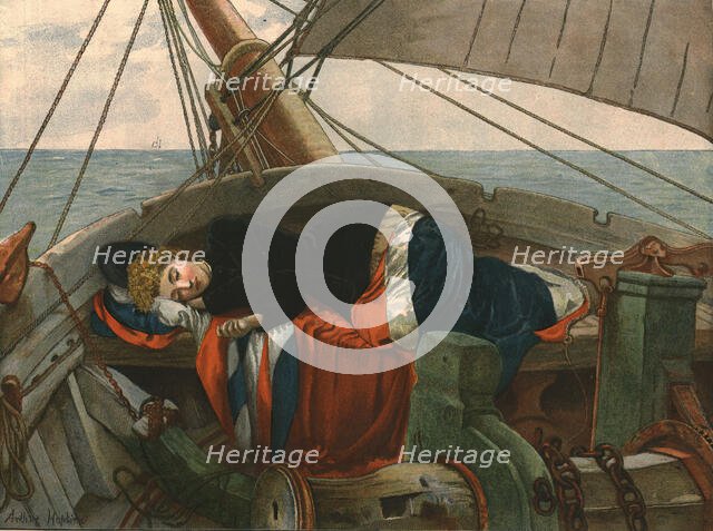 ''Twixt Two Worlds;After Arthur Hopkins, R.W.S.', 1888. Creator: Unknown.