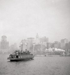 New York City from the river, USA, 20th century. Artist: J Dearden Holmes