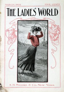 Cover of The Ladies World magazine, American, March 1905. Artist: Unknown