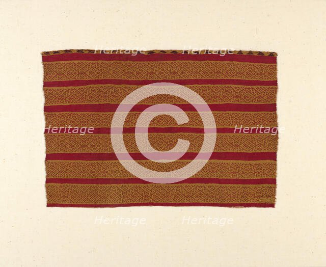 Fragment, Peru, A.D. 1000/1476. Creator: Unknown.