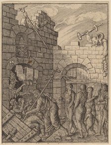 Descent into Hell. Creator: Wenceslaus Hollar.