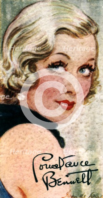 Constance Campbell Bennett, (1904-1965), US actress, 20th century. Artist: Unknown