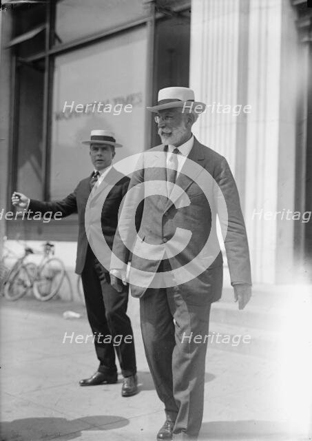 Robert Somers Brookings of War Industries Board, Right, 1917. Creator: Harris & Ewing.