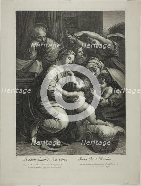 Holy Family of Jesus Christ, n.d. Creator: Gerard Edelinck.