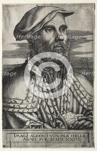 Albert van der Helle, 1538. Creator: Heinrich Aldegrever (German, 1502-1555/61).