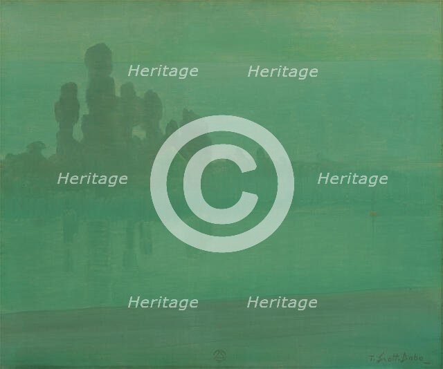 The River Seine, c1905. Creator: Theodore Scott Dabo.