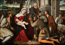 The Adoration of the Shepherds, n.d., c1510-1550. Creator: Bonifacio de' Pitati.