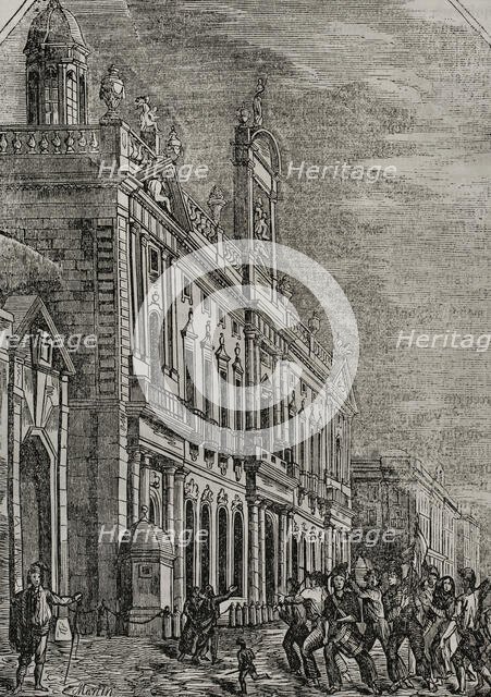 First Carlist War, (1833-1840): Anti-clerical riots of 1835, (1845). Creator: Martinez.