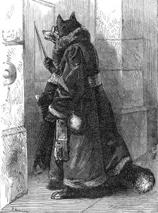 The Fox Disguised as a Physician, from "Reynard the Fox", 1872. Creator: James Davis Cooper.