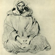 Praying Arab, 1832, (1943). Creator: Eugene Delacroix.