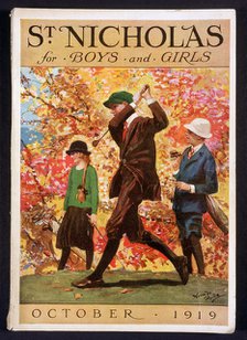 St Nicholas, for Boys and Girls, cover, October 1919. Artist: Unknown