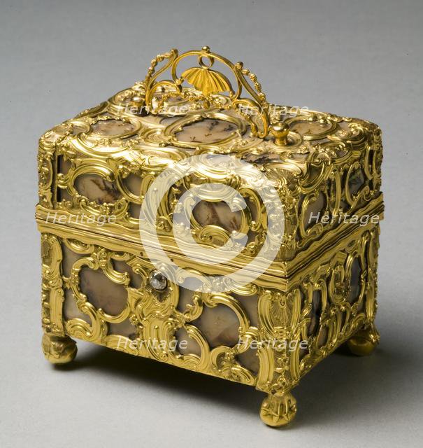 Case with Grooming Implements (Nécessaire), c. 1750. Creator: James Barbot (British), or ; James Cox (British), manner of.
