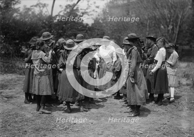 Girl Scouts - Activities And Play, 1917. Creator: Harris & Ewing.