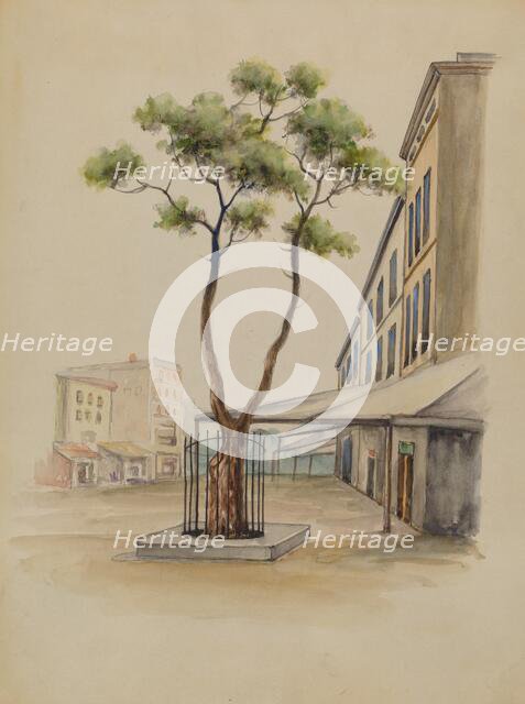 Street Scene, 1935/1942. Creator: Unknown.