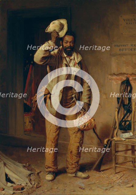 A Bit of War History: The Contraband, 1865. Creator: Thomas Waterman Wood.