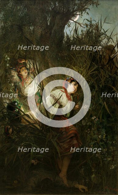 Water Nymphs, 1877. Creator: Witold Pruszkowski.