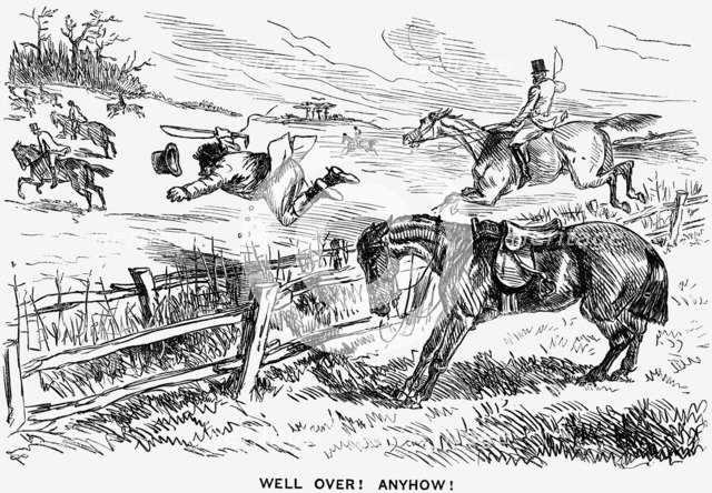 'Well Over! Anyhow!', 1863. Artist: Unknown