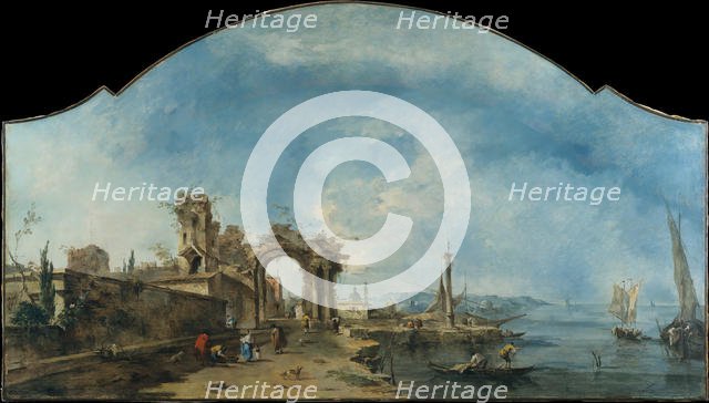 Fantastic Landscape, ca. 1765. Creator: Francesco Guardi.