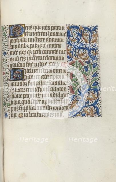 Book of Hours (Use of Rouen): fol. 146r, c. 1470. Creator: Master of the Geneva Latini (French, active Rouen, 1460-80).