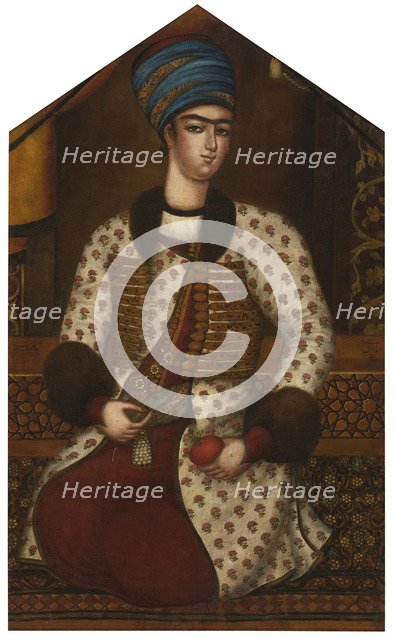 Portrait of Rustam Khan Zand. Artist: Sadiq, Muhammad (c. 1750-1800)