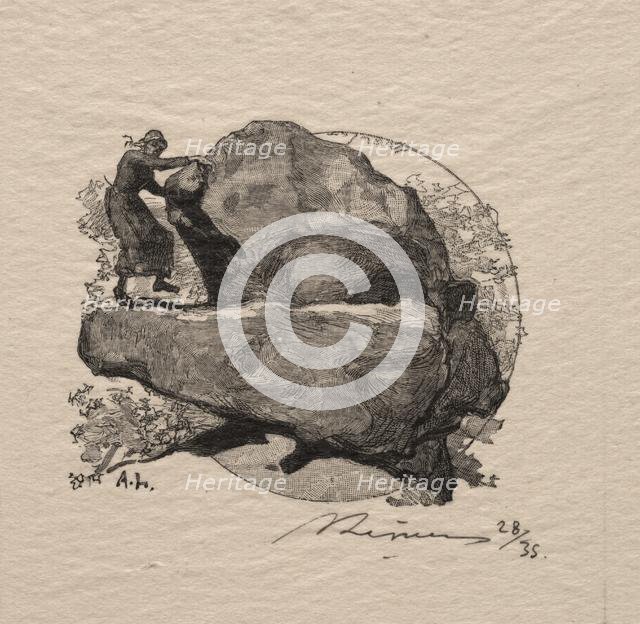 La roche qui tremble. Creator: Auguste Louis Lepère (French, 1849-1918).