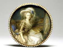 Mademoiselle Marie-Nicole Vestier at Her Easel, 1785. Creator: Antoine Vestier.