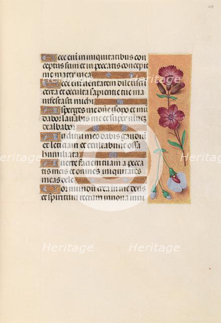 Hours of Queen Isabella the Catholic, Queen of Spain: Fol. 247r, c. 1500. Creator: Master of the First Prayerbook of Maximillian (Flemish, c. 1444-1519); Associates, and.