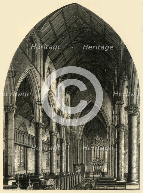 'St. Giles' Church, Camberwell', (c1878). Creator: Unknown.