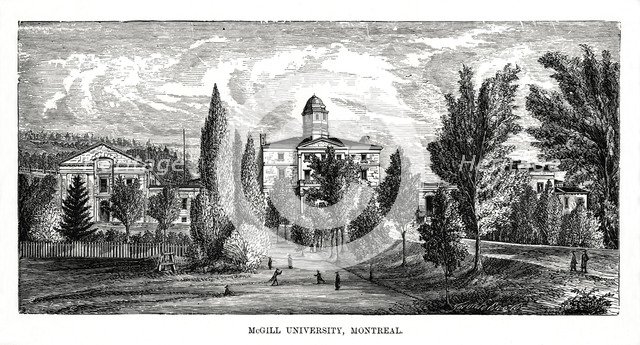 McGill University, Montreal, Canada, 19th century. Artist: Unknown