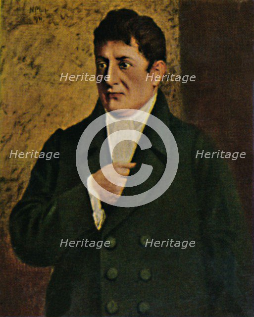 'Johann Gottlieb Fichte 1762-1814. - Gemälde von Professor Plühr', 1934. Creator: Unknown.