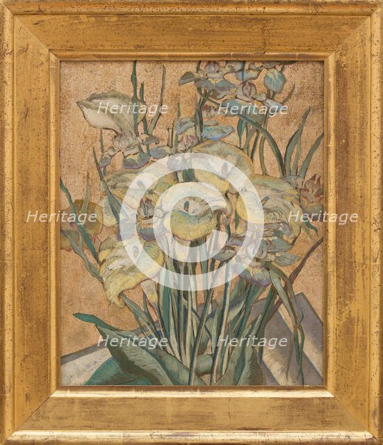 Irises and Calla Lilies, between c1890 and 1905. Creator: Maria Oakey Dewing.