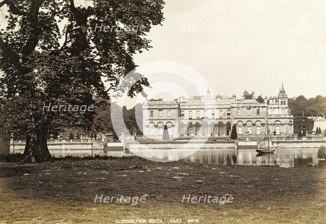 Clumber House, Clumber Park, Nottinghamshire, c1900. Artist: GW Wilson and Company