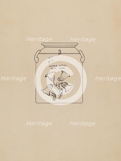 Jar, c. 1940. Creator: John Tarantino.