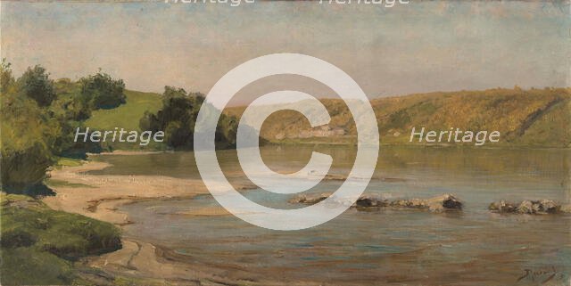 Oka river, 1903. Creator: Polenov; Vasili Dmitrievich (1844-1927).