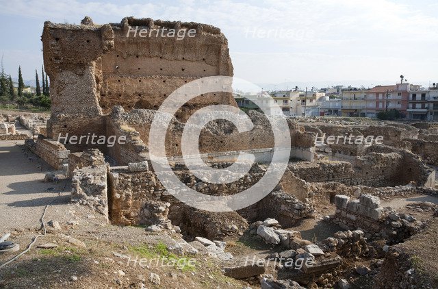 The baths at Argos, Greece. Artist: Samuel Magal