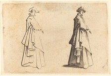 Lady in a Large Coat, c. 1622. Creator: Jacques Callot.