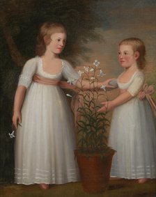 The Davis Children (Eliza Cheever Davis and John Derby Davis), 1795. Creator: Edward Savage.