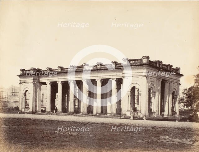 Prinsep's Ghat, Calcutta, 1850s. Creator: Captain R. B. Hill.