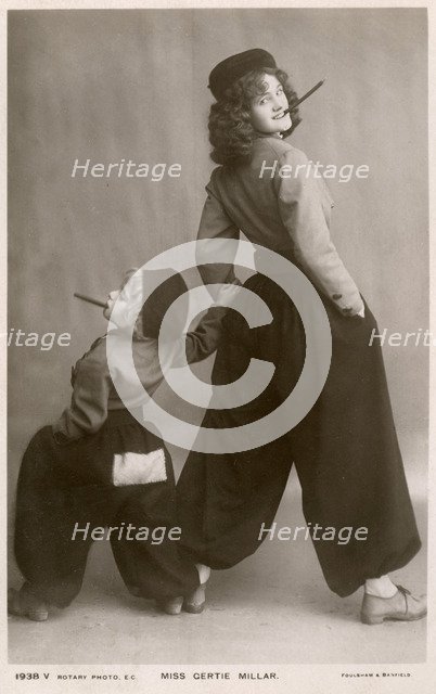 Gertie Millar, British actress and singer, c1906.Artist: Rotary Photo