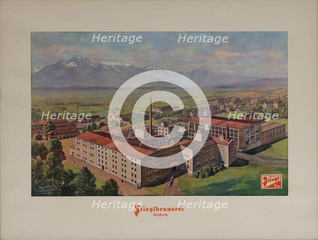 Stiegl Brewery, Salzburg, 1951. Creator: Weeser-Krell, Ferdinand (1883-1952).