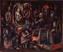 Feast of the Kings, 1913. Artist: Filonov, Pavel Nikolayevich (1883-1941)