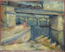 Les Ponts d'Asnières, 1887. Creator: Gogh, Vincent, van (1853-1890).